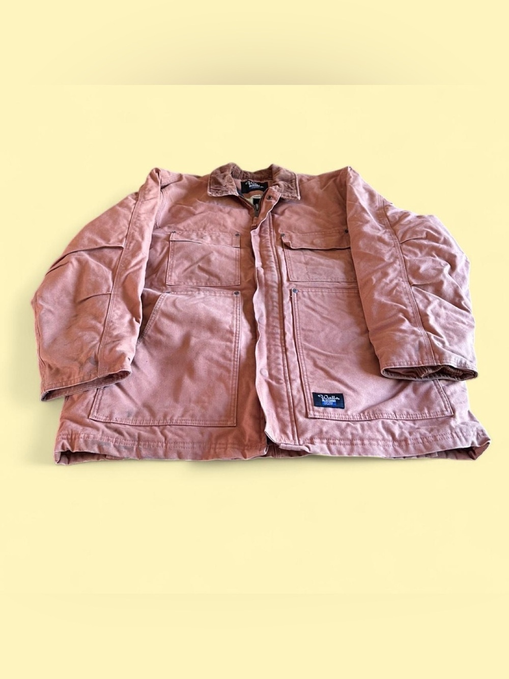 Walls Blizzard Pruf Heavyweight Work Jacket Men’s XL Duck Canvas Brown Workwear